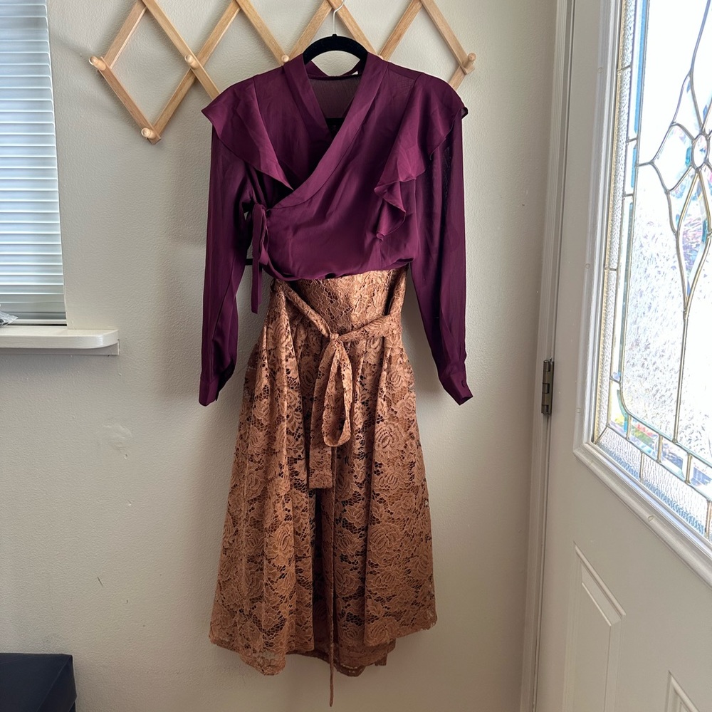 Modern Hanbok Korean Blouse and Skirt Seperates